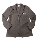 Unisex Lab Coat, Graphite,  with Embroidered Wilson Tech Graphic Art Skills  Logo